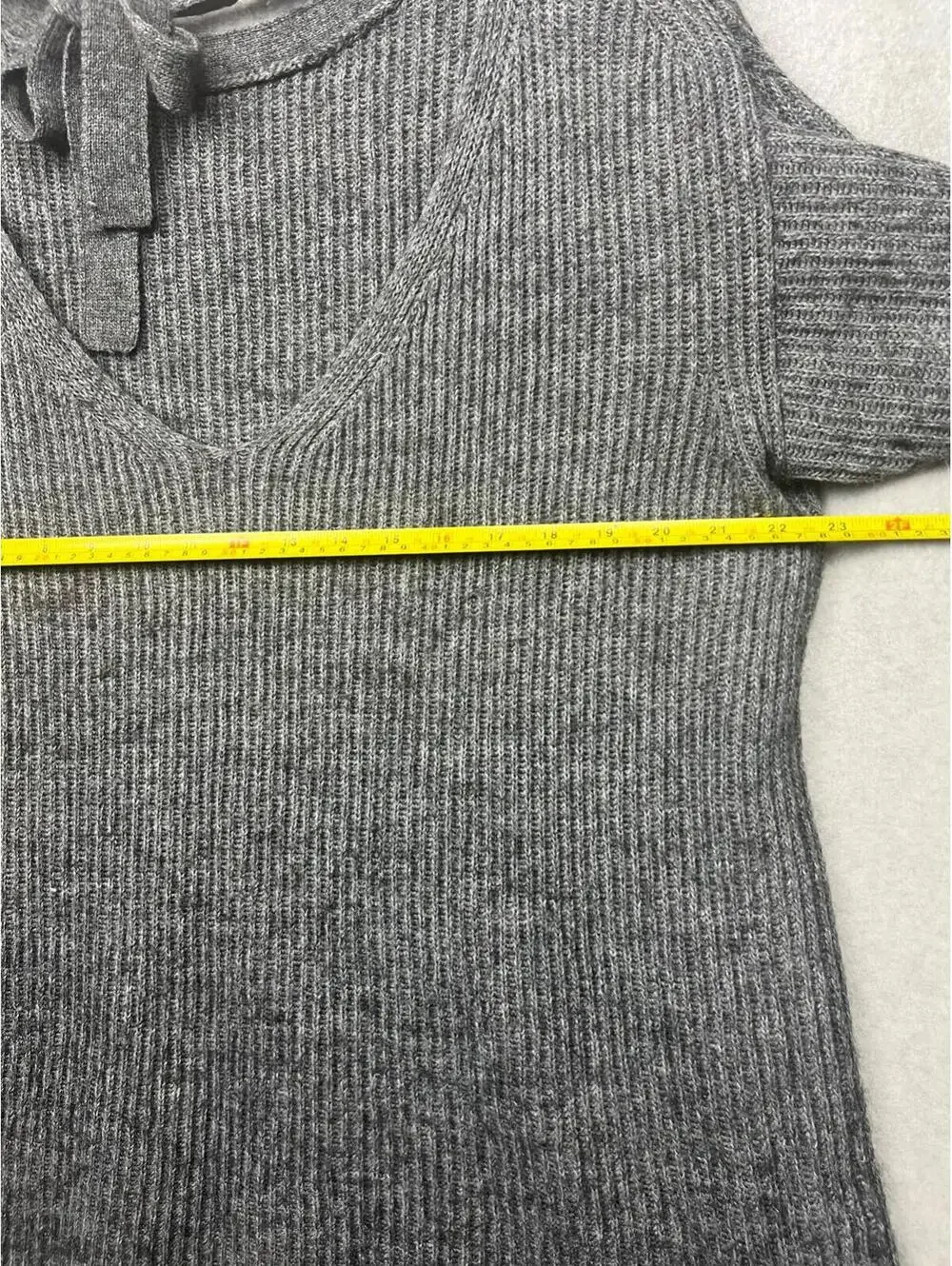 J Crew Alpaca Wool Tunic Shift Sweater Dress Ribbed Womens M Simple Modern